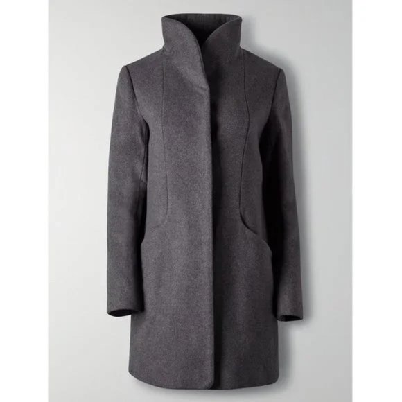 Aritizia Wilfred The Cocoon Coat (XS in Charcoal) - Picture 2 of 7